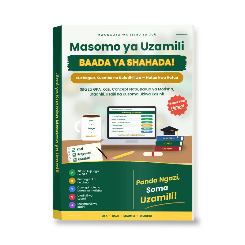 Jinsi ya Kuomba Masomo ya Uzamili