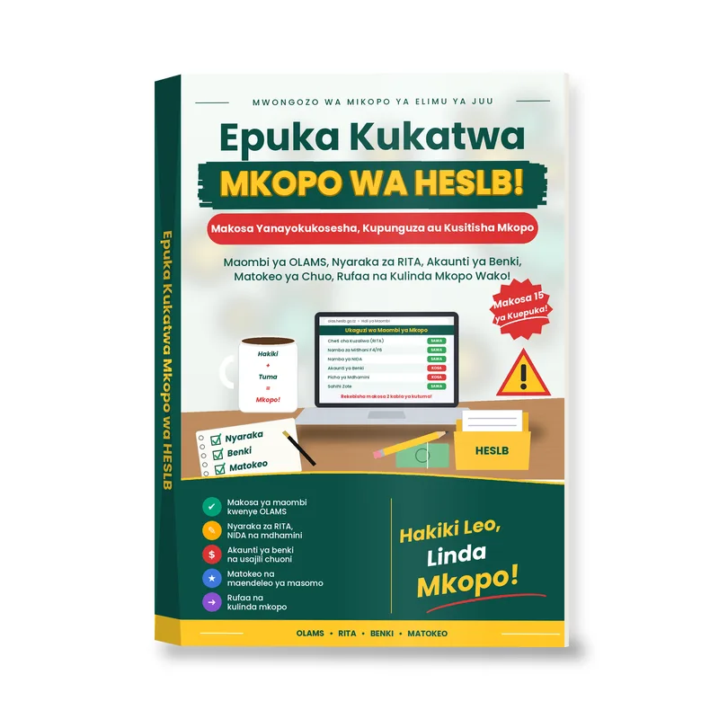 Epuka Kukatwa Mkopo wa HESLB