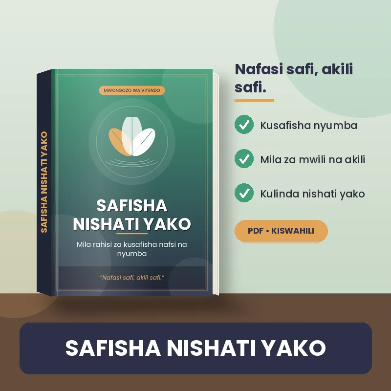 Safisha Nishati Yako (Energy cleansing rituals)