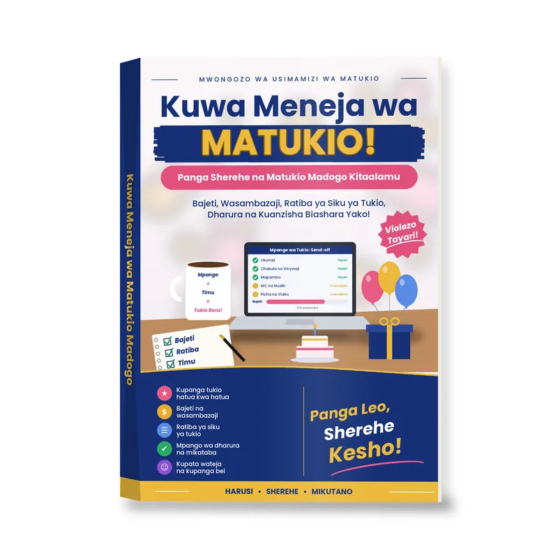 Kuwa Meneja wa Matukio Madogo