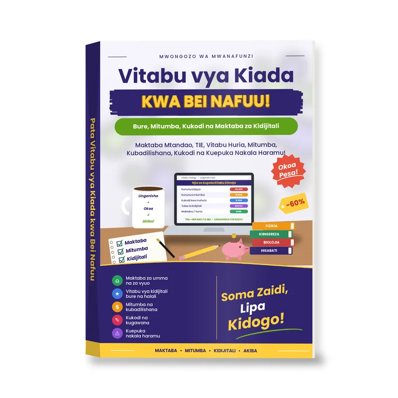 Pata Vitabu vya Kiada kwa Bei Nafuu