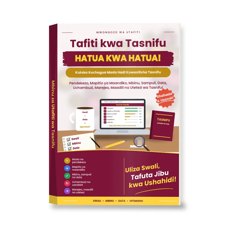 Mbinu za Utafiti wa Tasnifu (Thesis/Dissertation)